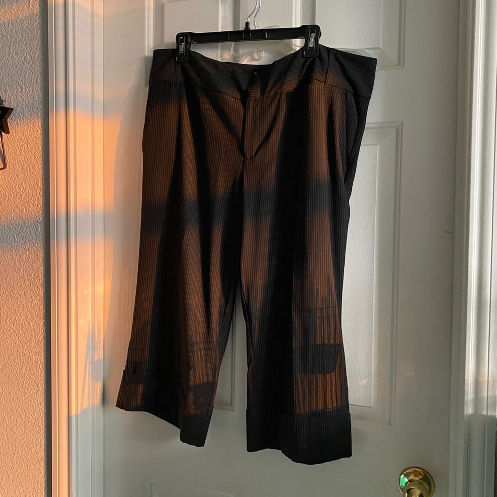 Black Striped Pants